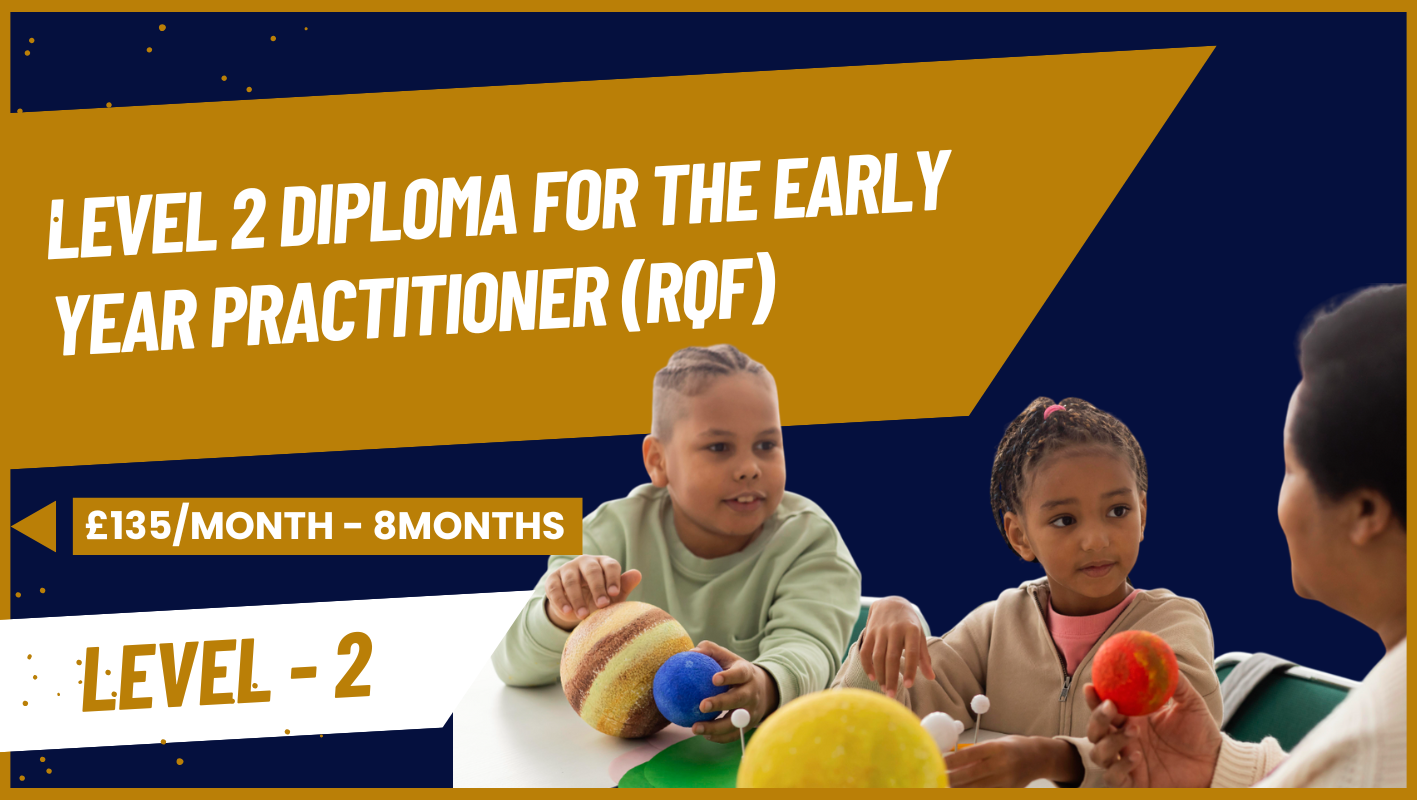 Diploma for the Early Years Practitioner (RQF) – Level 2 (installment)